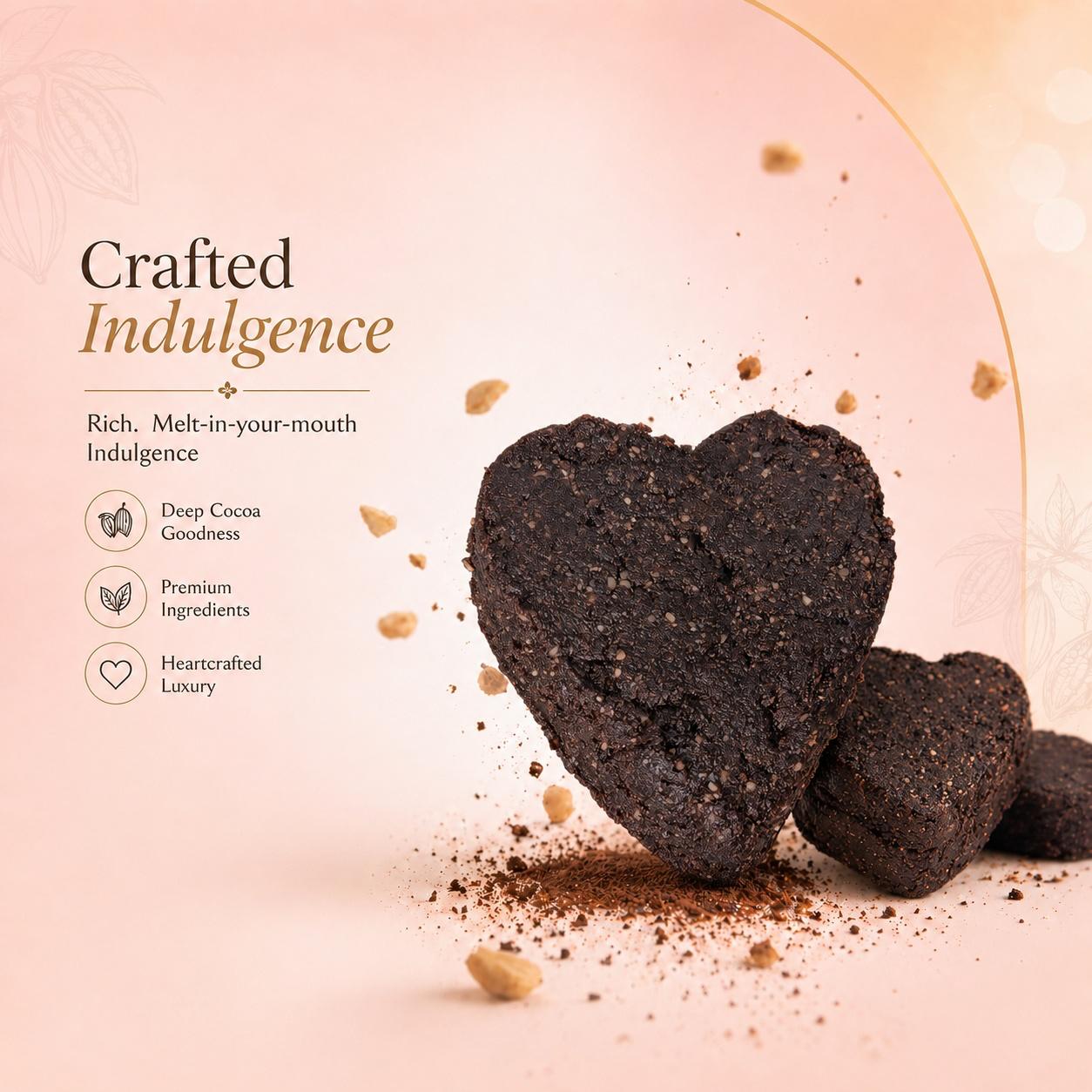 Invra Choco Fudge Millet-Based, Clean Label Gourmet Treat ,No Maida –  (6 Pcs)